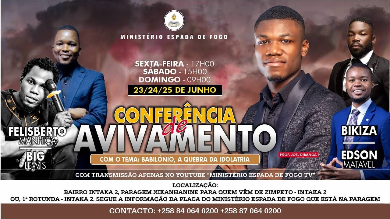 BABILONIA, A QUEBRA DA IDOLATRIA, ULTIMO DIA - com PROFETA JOEL DIBANGA  - EM DIRECTO/ 25/06/2023