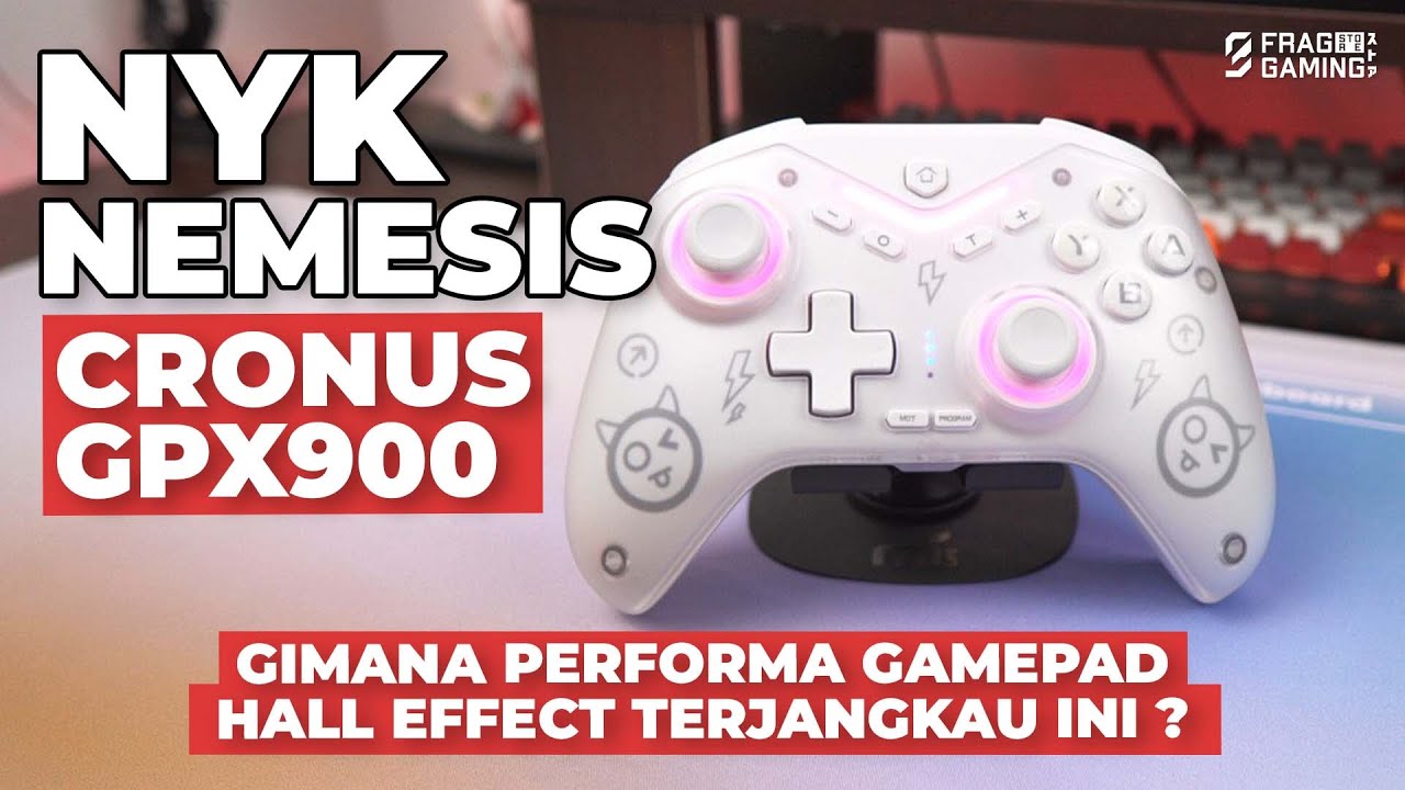 GAMEPAD HALL EFFECT TERJANGKAU ABAD INI ! NYK CRONUS GPX900 😎