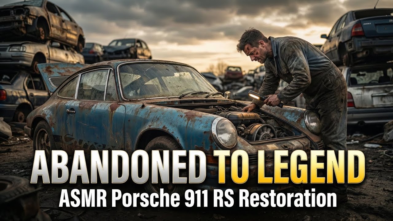 Extreme ASMR Car Restoration | Abandoned Blue Porsche 911 Carrera RS 2.7 (1973) Revival CarreraRS2.7