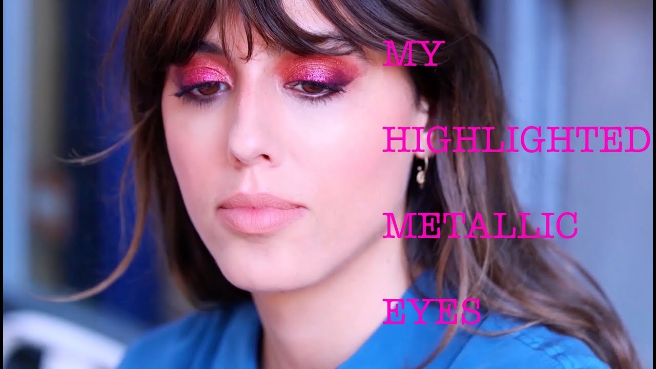 MY HIGHLIGHTED METALLIC EYES