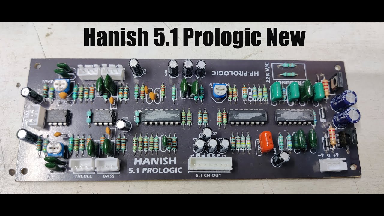 5.1 Hanish Prologic Board | Clear Audio Results | Full Audio Testing Video | Good Sub-woofer Bass |