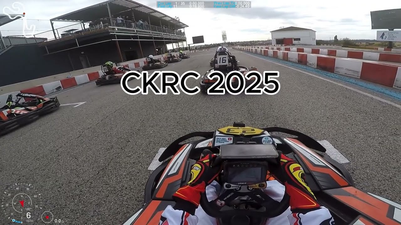 CKRC 2025 GP8 Karting Ángel Burgueño.80Kg PRO. carrera 1.