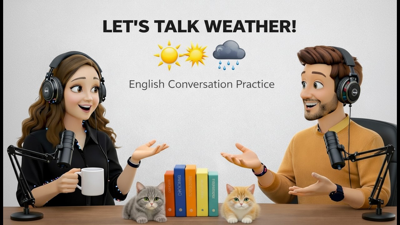 Talking About Weather in English | Easy Conversation Practice | 🌧️☀️
