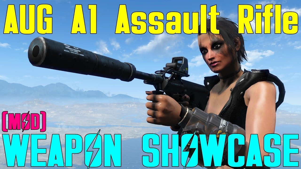 Fallout 4: Weapon Showcases: AUG A1 Assault Rifle (Mod)