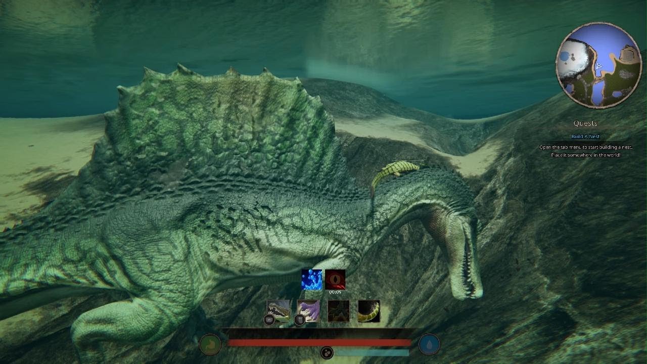 Path of Titans Db giga vs old pre tlc Spino