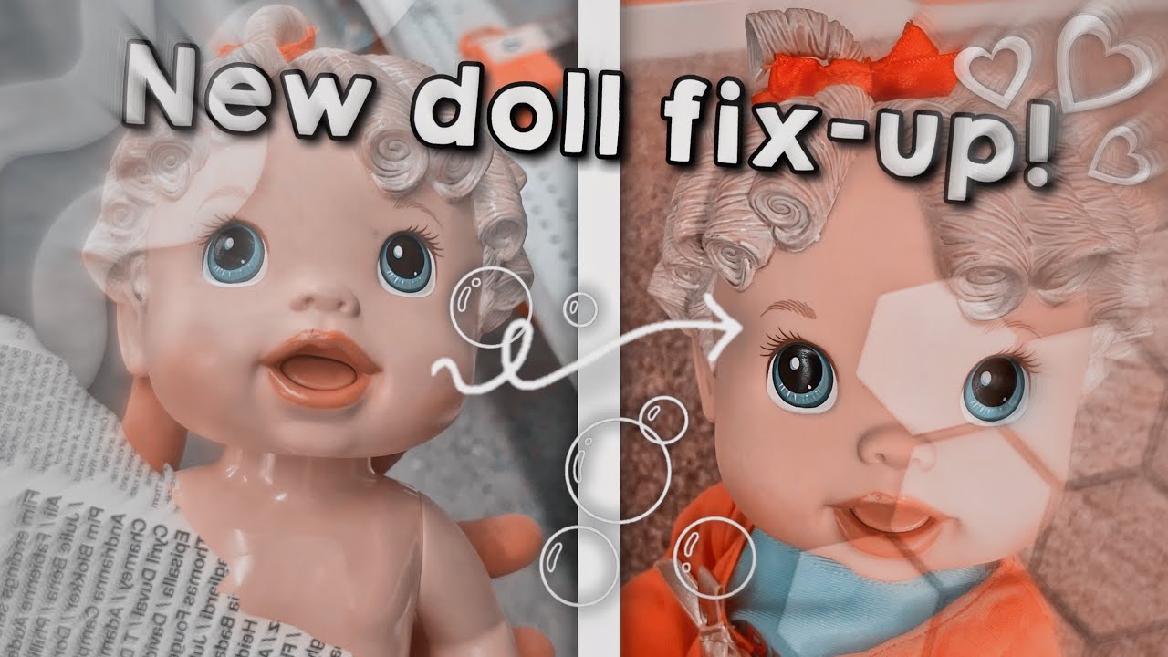 I fixed her LOOSE LEG! ✨|| All Gone Baby Alive Restoration 🩵⚡️