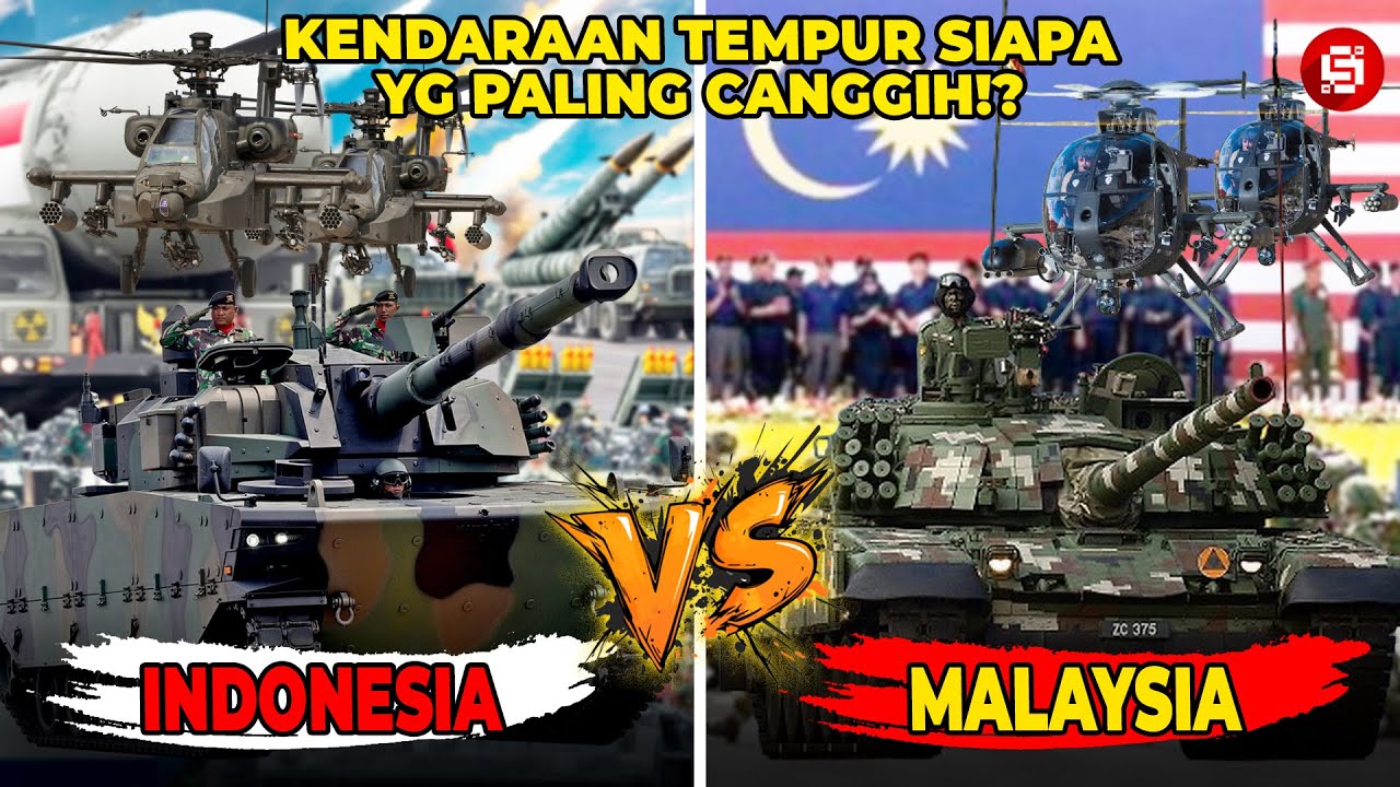 ADU KUAT! KEKUATAN TEMPUR INDONESIA VS MALAYSIA! Pertarungan Dua Kekuatan Asia Tenggara 2025!