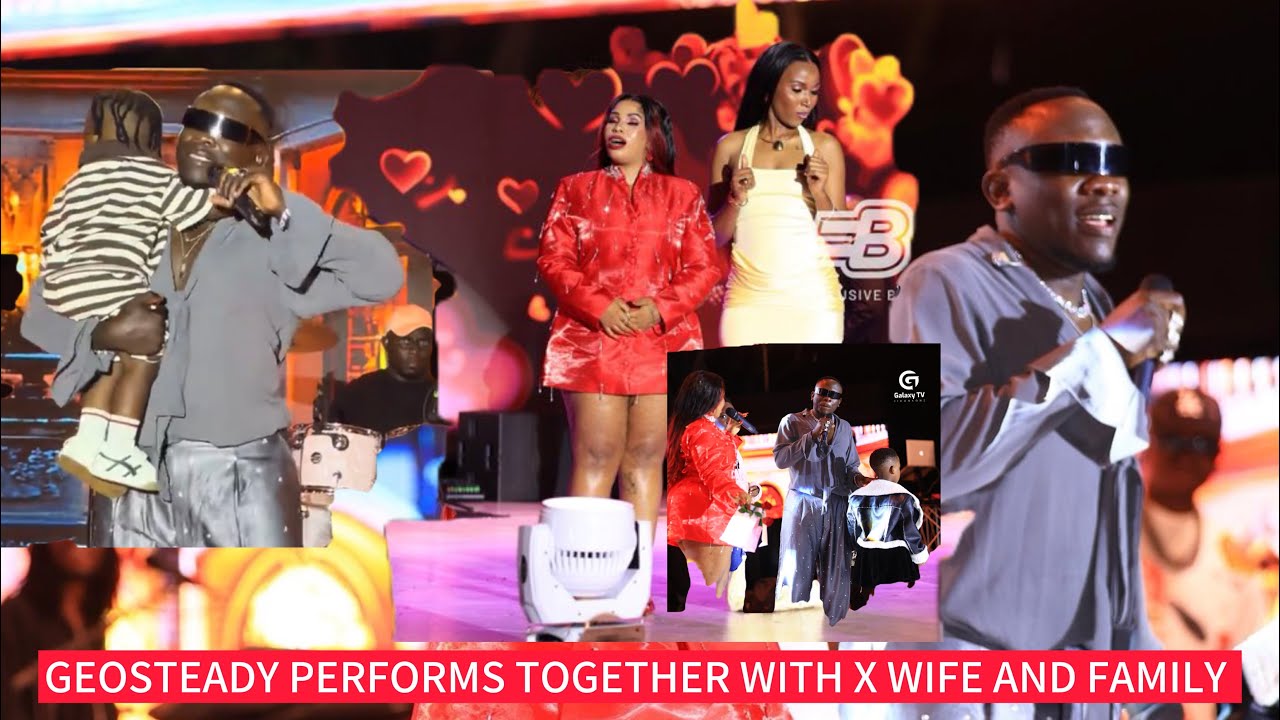 Geosteady Performs Together with X Wife Prima Kardashi and Children on Stage on Valentine’s 