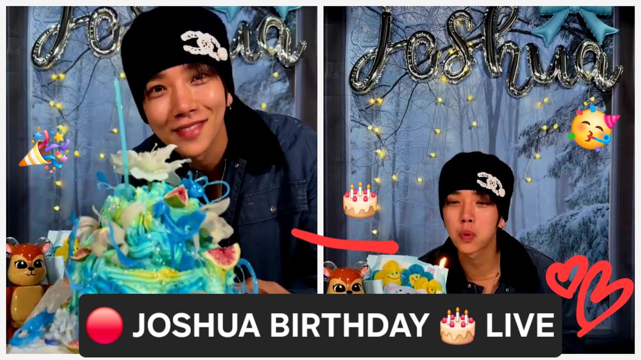 🔴 [MULTI SUB] SEVENTEEN Joshua Birthday Weverse Live (29.12.2025) | Hong Jisoo Live | SVT Weverse 🎂