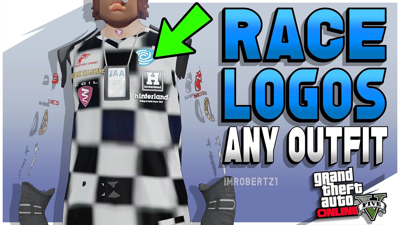 GTA 5 Online Merge Logos Any Outfit Glitch How To Get Racing Logos Any Clothing GTA 5 Glitches