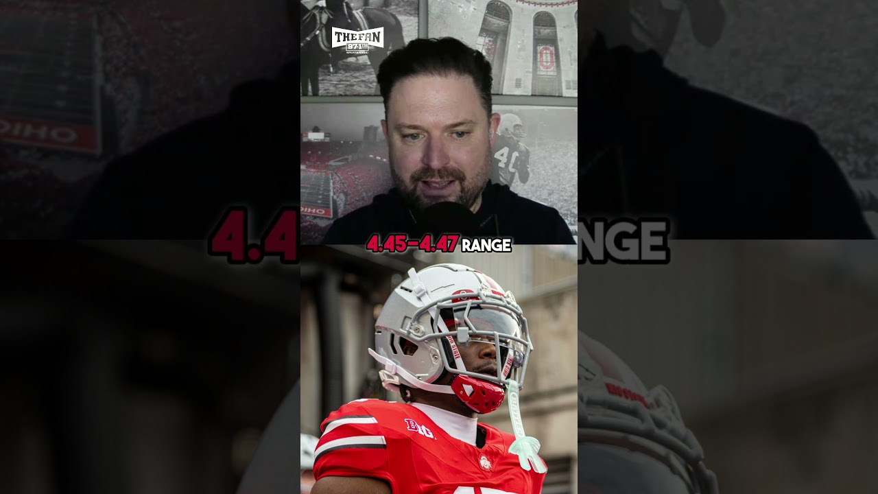 Ohio State CARNELL TATE 40-yard time is a non-issue   #buckeyes