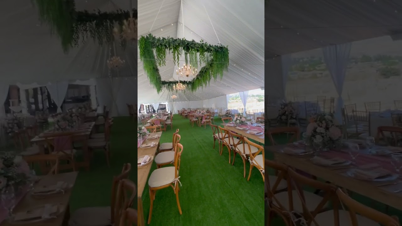Draping tent 40 x 100 ft #tent #weddingtent #partytent #eventtent #tents