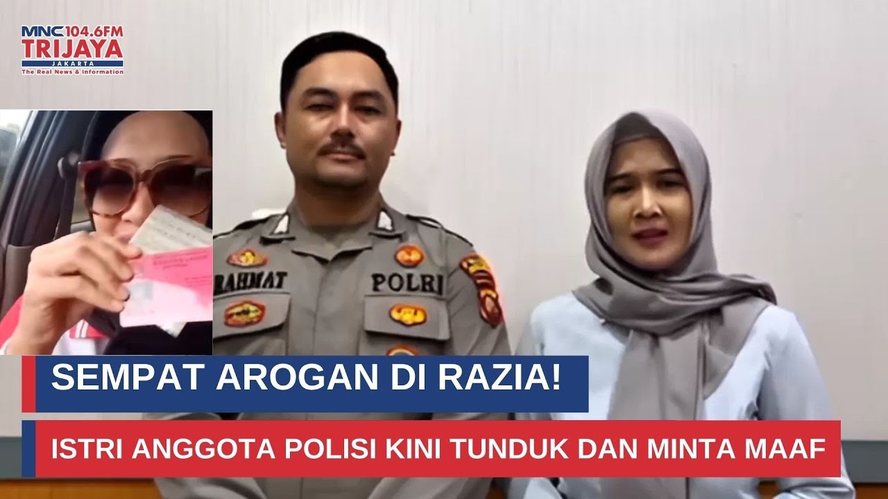 Viral Pamer “Kartu Sakti” Saat Razia, Istri Polisi Akhirnya Minta Maaf I Trijaya Update