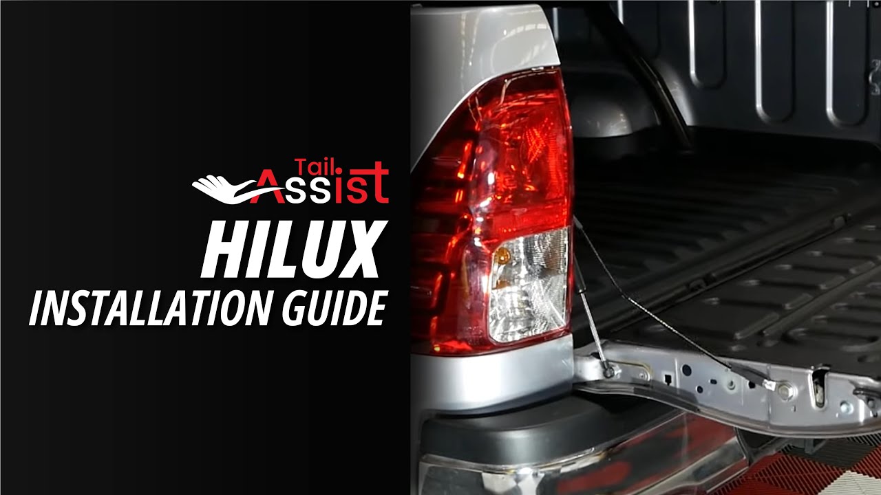 HSP TAILGATE ASSIST TO SUIT TOYOTA HILUX - INSTALLATION VIDEO #4x4 #toyota #hilux #sr5