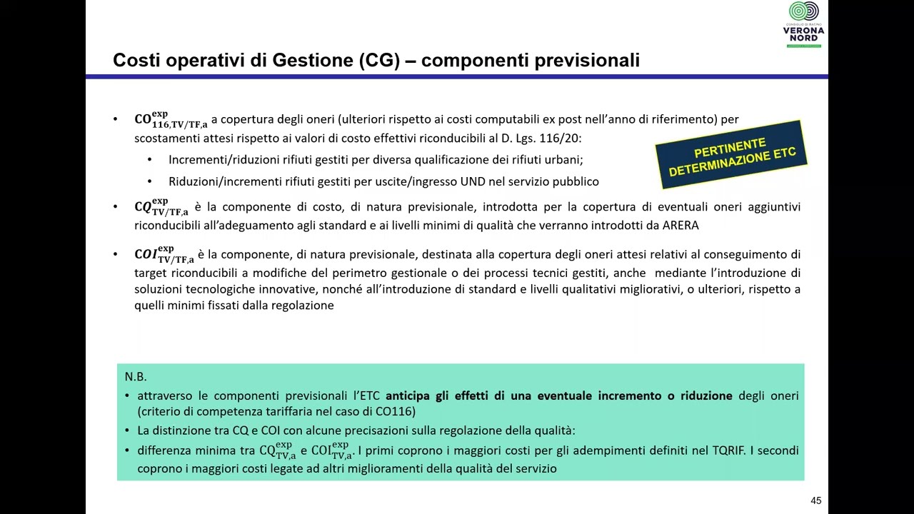Corso ARERA 1 MODULO - 2 parte