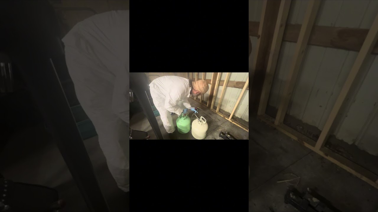 DIY spray foam application (froth pack)