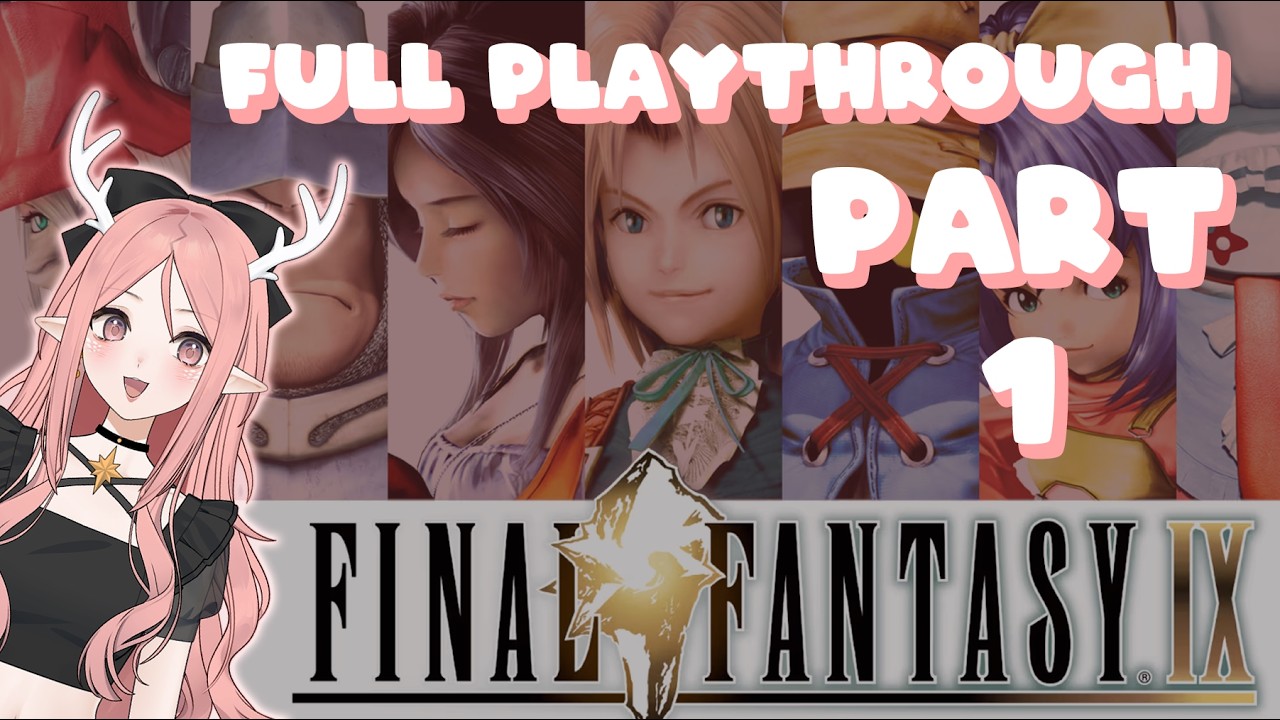 [ First Playthrough ] Episode 1 - Into FF9!🌙 Final Fantasy IX🌙 #ENVtuber