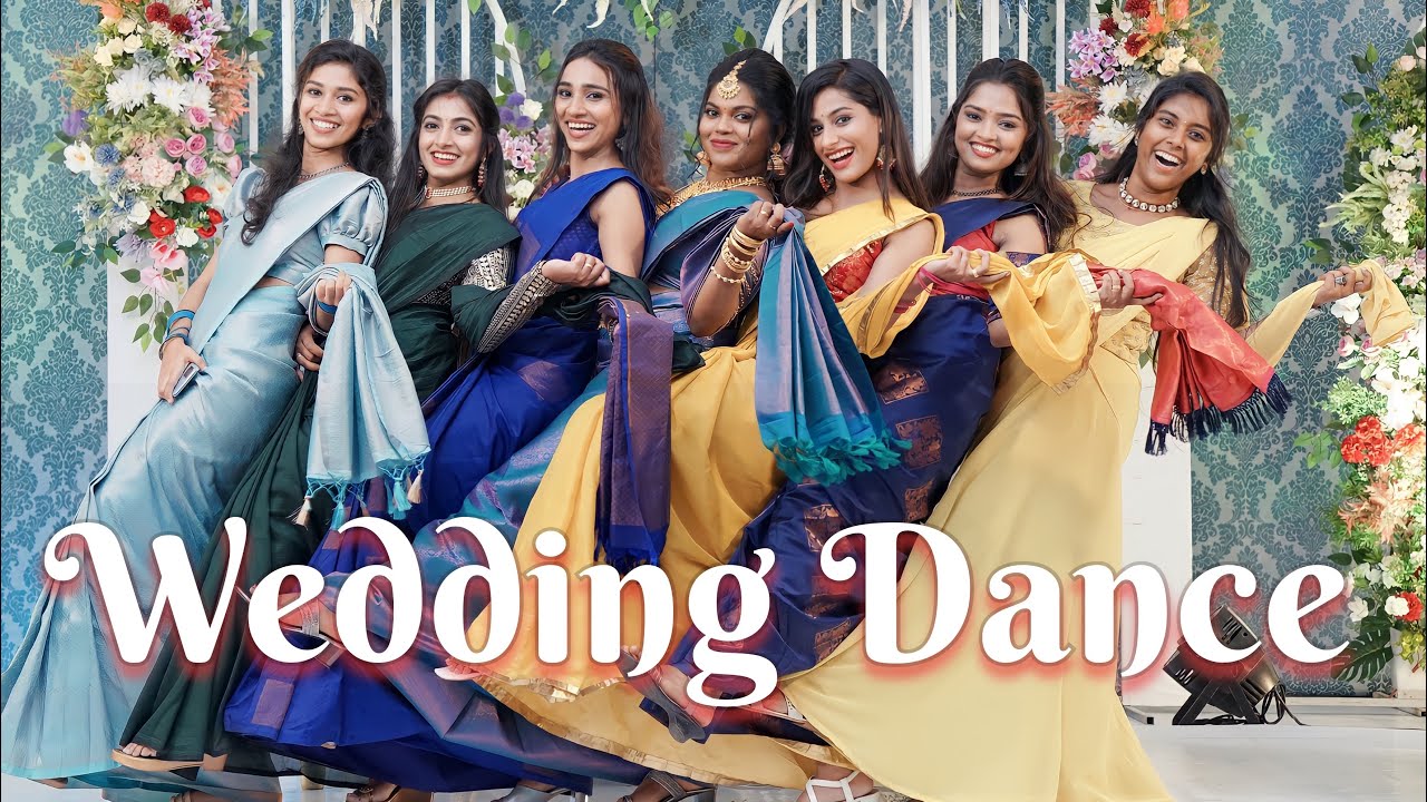 Our Rowdy girl’s Wedding Dance 💃🏻 🤭| Last minute practiced dance be like | VRINDHARJUN