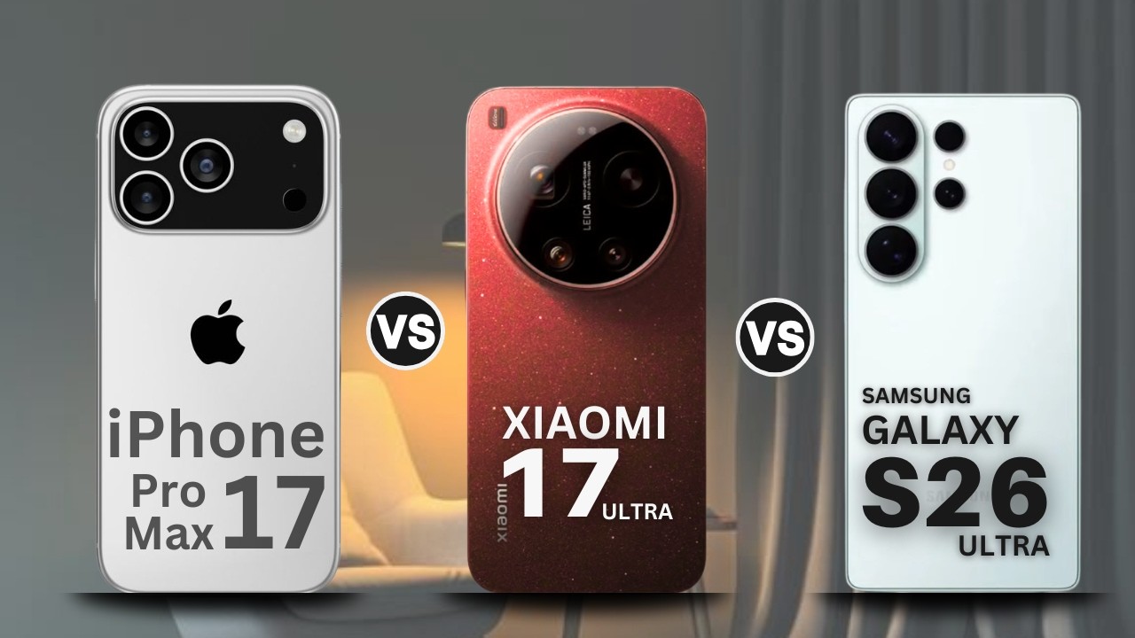 Samsung S26 Ultra Vs iPhone 17 Pro Max Vs Xiaomi 17 Ultra  Which One is Your Favorite?