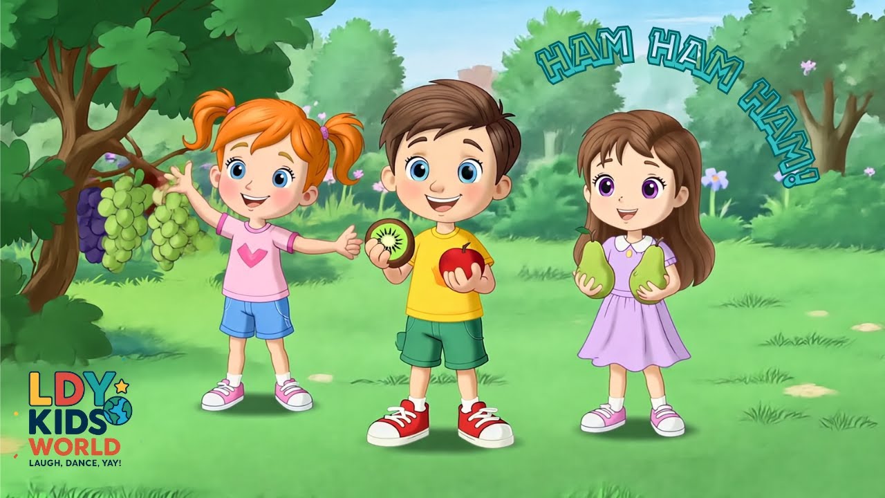 HAM HAM HAM! MEYVELERİ ÖĞRENİYORUM I EĞLENCELİ ÇOCUK ŞARKILARI I LDY KIDS WORLD