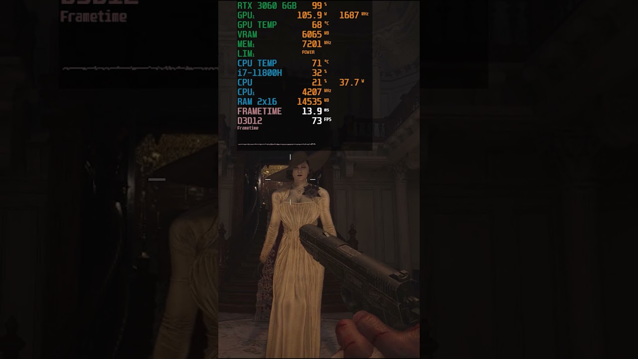 Resident Evil Village -  RTX 3060 Laptop