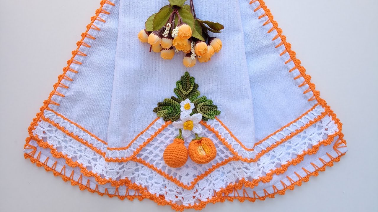 Laranja para aplicação em crochê 1/2 🍊 Por Ateliê Aline Silvaa 🍊