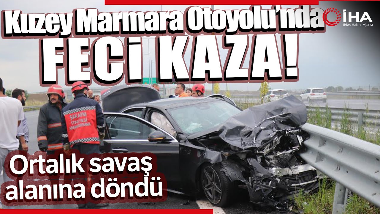 Kuzey Marmara Otoyolu'nda Zincirleme Trafik Kazası, Yaralılar Var
