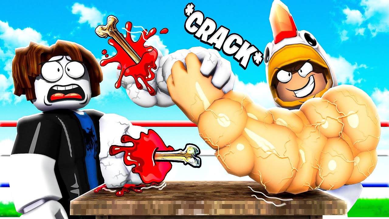 DIVENTO IL CAMPIONE DI BRACCIO DI FERRO SU ROBLOX!!