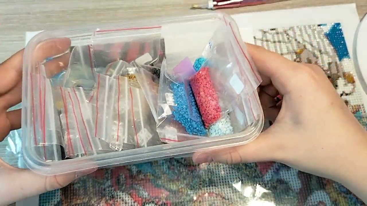 💖séance diamonds painting avec Timeo 💖