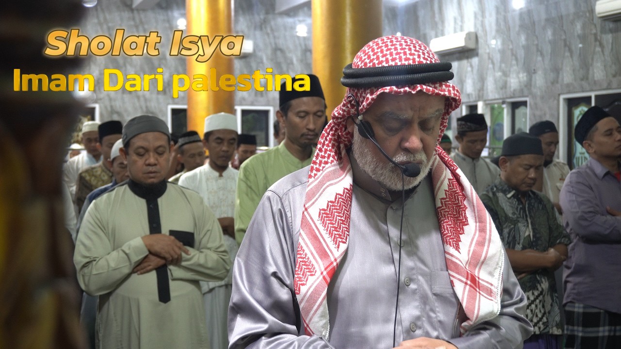 Jamaah Isya imam dari palestina