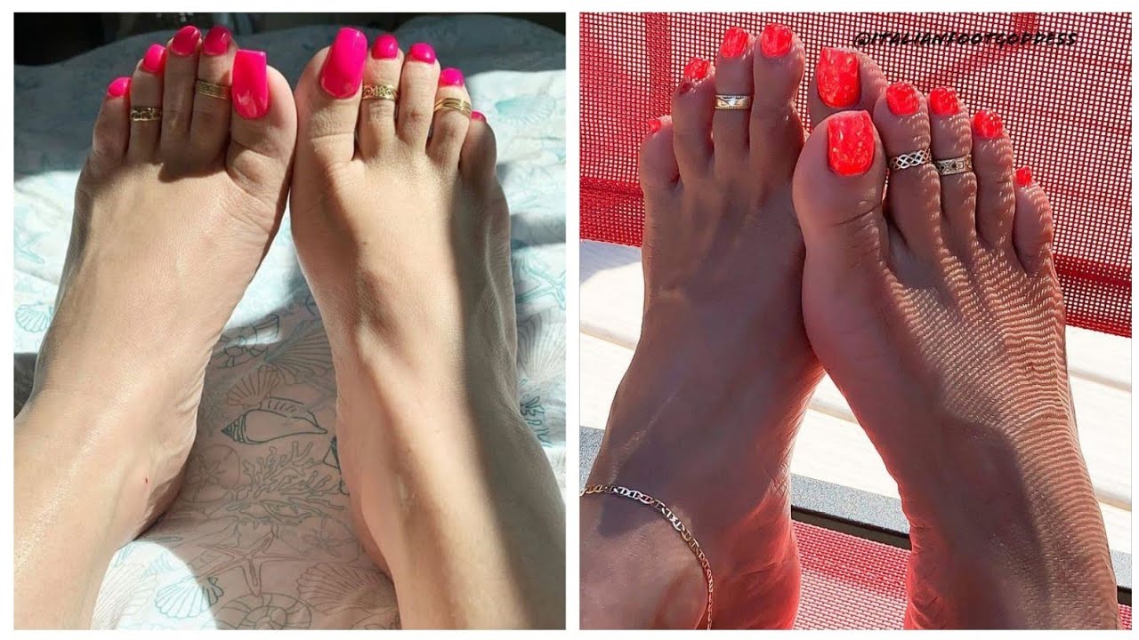Toe rings with beautiful toe colors collection#2023