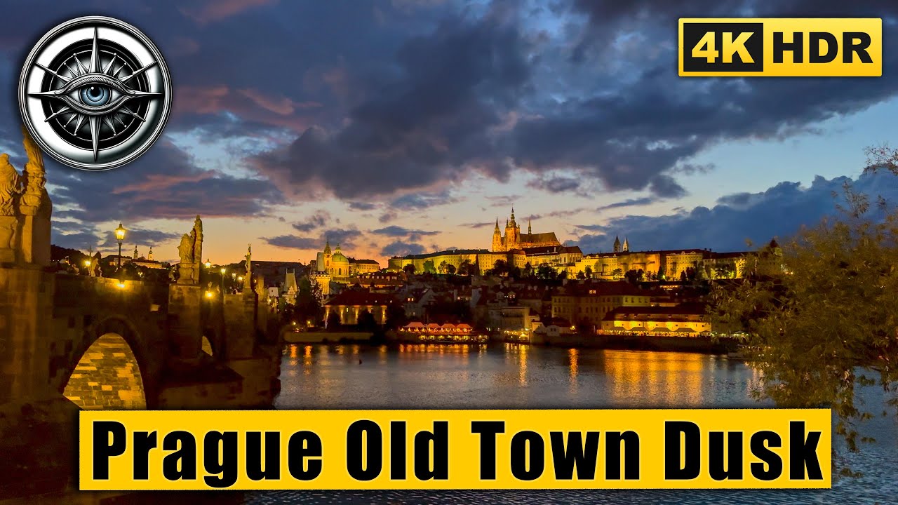 Prague Old Town at Dusk | Evening Walking Tour 🇨🇿 4K HDR