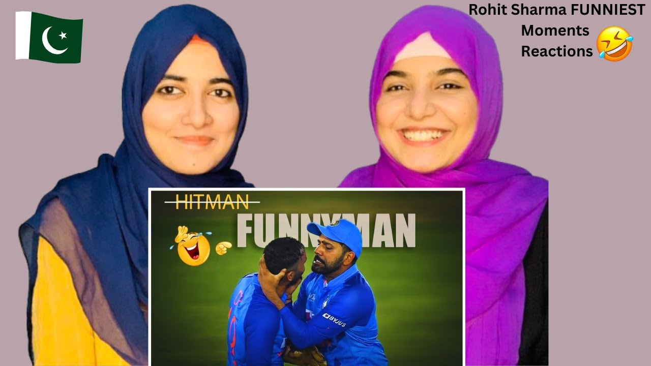 Pakistani Girls Reacts To Rohit Sharma FUNNIEST Moments 😂 | Hitman No Funnyman