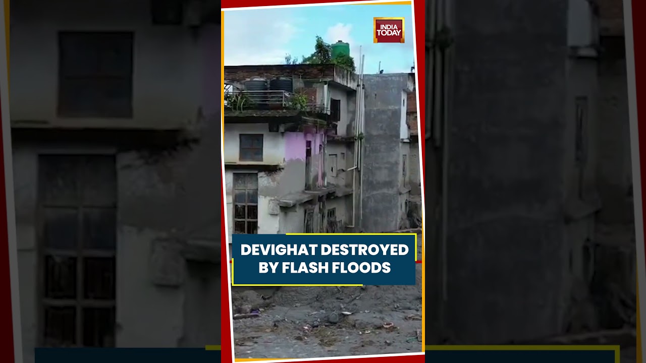 Nepal Flood Horror: Drone Footage Captures Devastation In Devighat #nepalflashflood #flood #viral