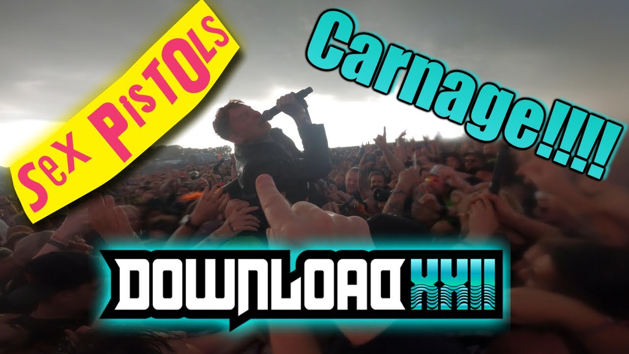 Frank Carter Causes Carnage for the Sex Pistols! - POV Mosh Pit - Download Festival 2025 - Live UK