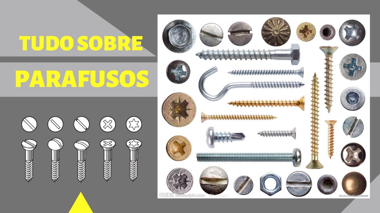 QUAL É O MELHOR PARAFUSO PARA MADEIRA ? E METAL? | TIPOS DE PARAFUSO, FUNÇÕES E CARACTERISTICAS!