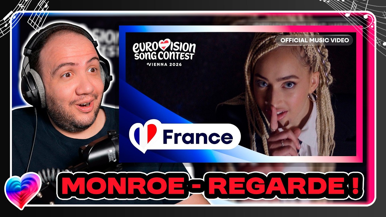 Monroe - Regarde ! | France 🇫🇷 | Official Music Video #Eurovision2026 | TEACHER PAUL REACTS