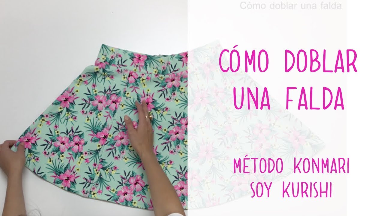 Cómo doblar una falda