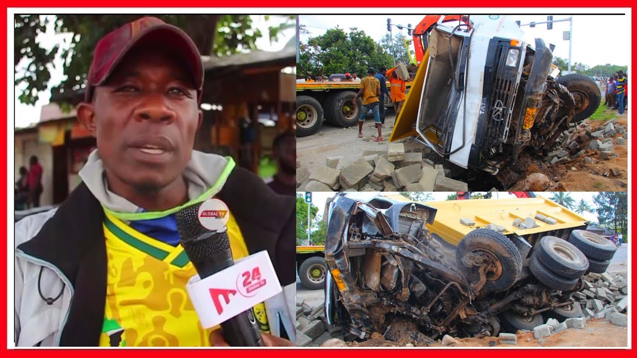 MASHUHUDA wa AJALI ya LORI LILILOGONGA MAGARI 4 WASIMULIA MWANZO MWISHO - 