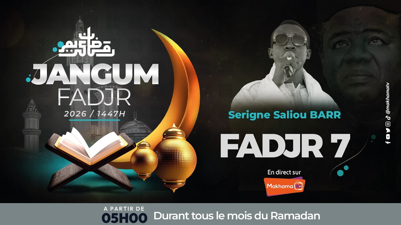 🔴 EN DIRECT Keur Massar - Njangum Xassida Fajar 07 Ramadan 1447H/2026