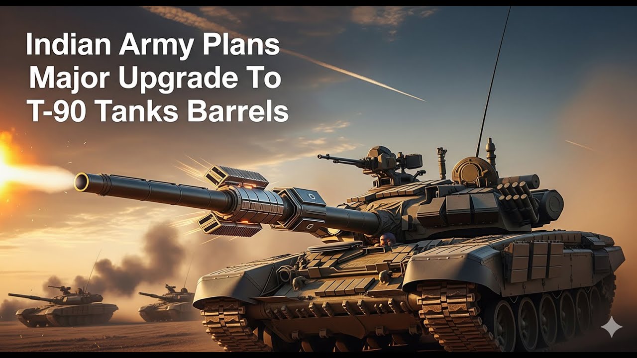 Indian Army Plans Major Upgrade To T 90 Tanks Barrels