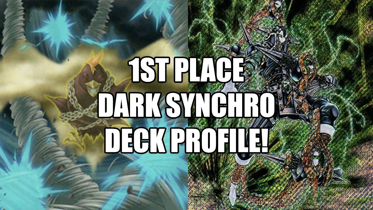 1st Place Dark Synchro Deck with short tutorial/combos! October 2016
