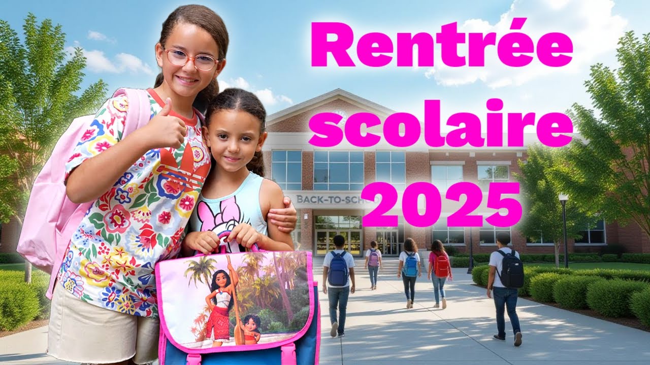 VLOG - RENTREE SCOLAIRE des FILLES dans une NOUVELLE ECOLE