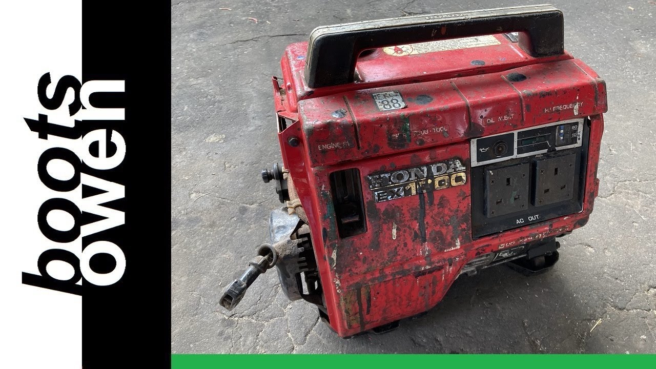 Honda EX1000 Generator load test