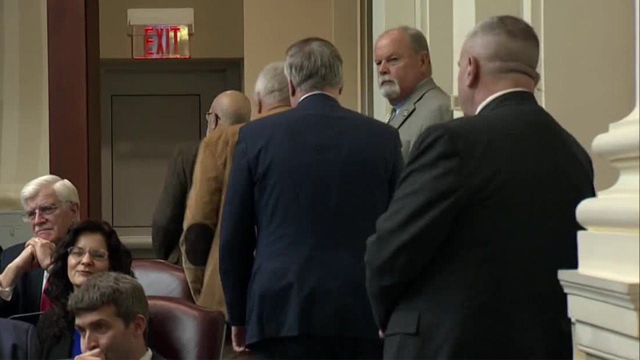 Watch the moment Maine GOP lawmakers walked out of Gov. Mills' State of the State address