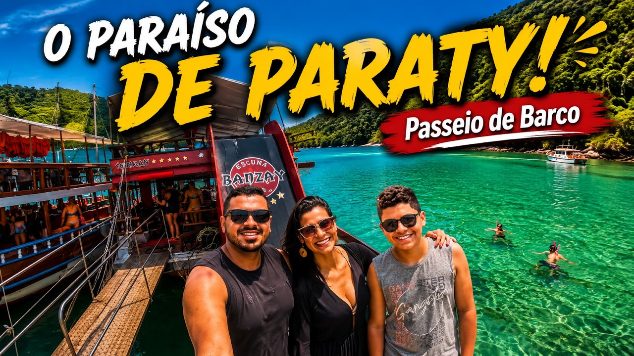 Passeio em Paraty em Alto-Mar 🌊 | Ilhas, Lagoa Azul e 18 Anos de Casamento 💙⛵