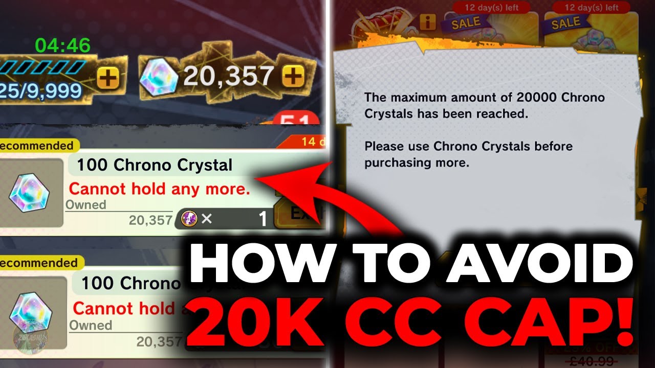 SAVING CC! What You Can Do To AVOID The 20K CHRONO CRYSTAL CAP! (Dragon Ball Legends)