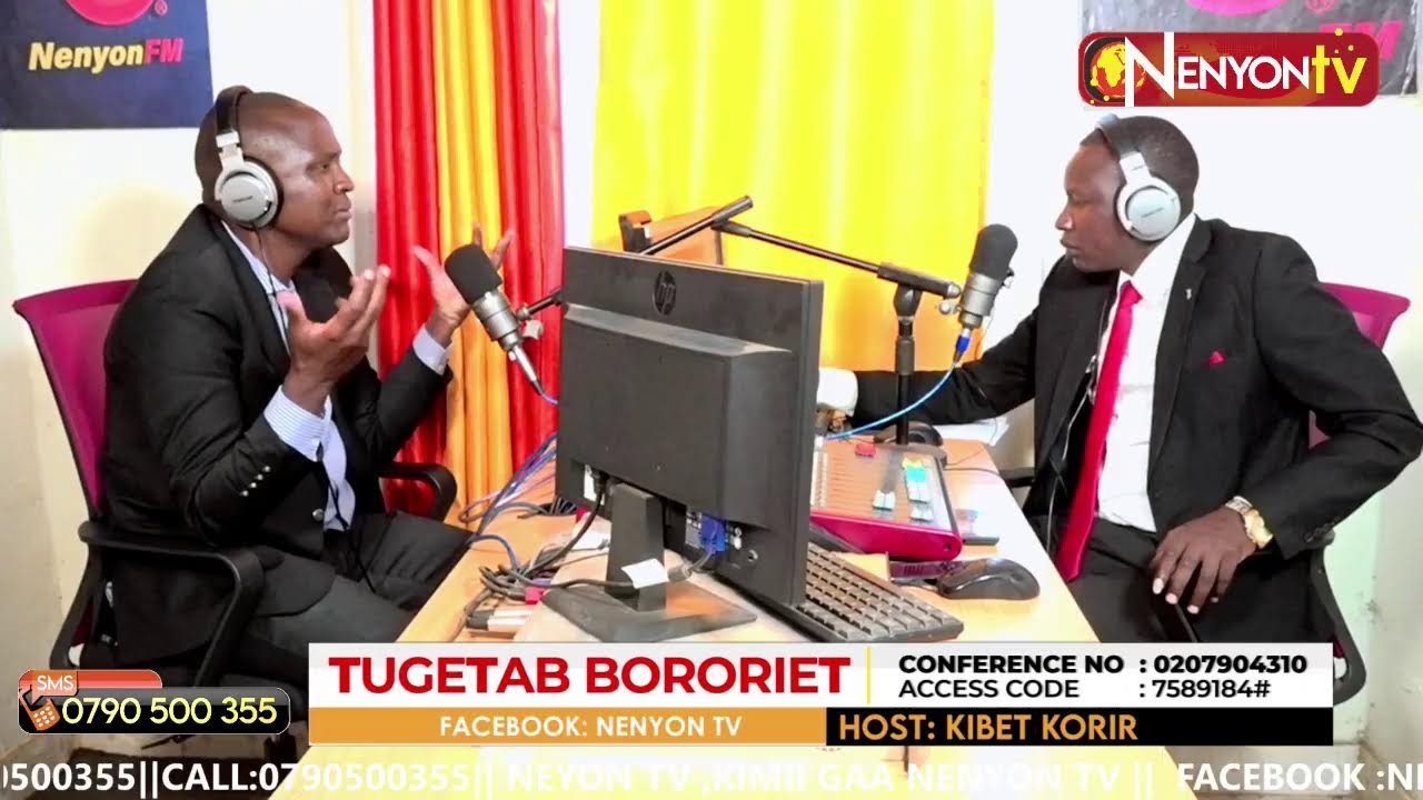 LIVE:TUGETAB  BORORIET AK  KIBET  KORIR   GUEST :ALFRED KETER  FORMER  MP  NANDI HILLIS