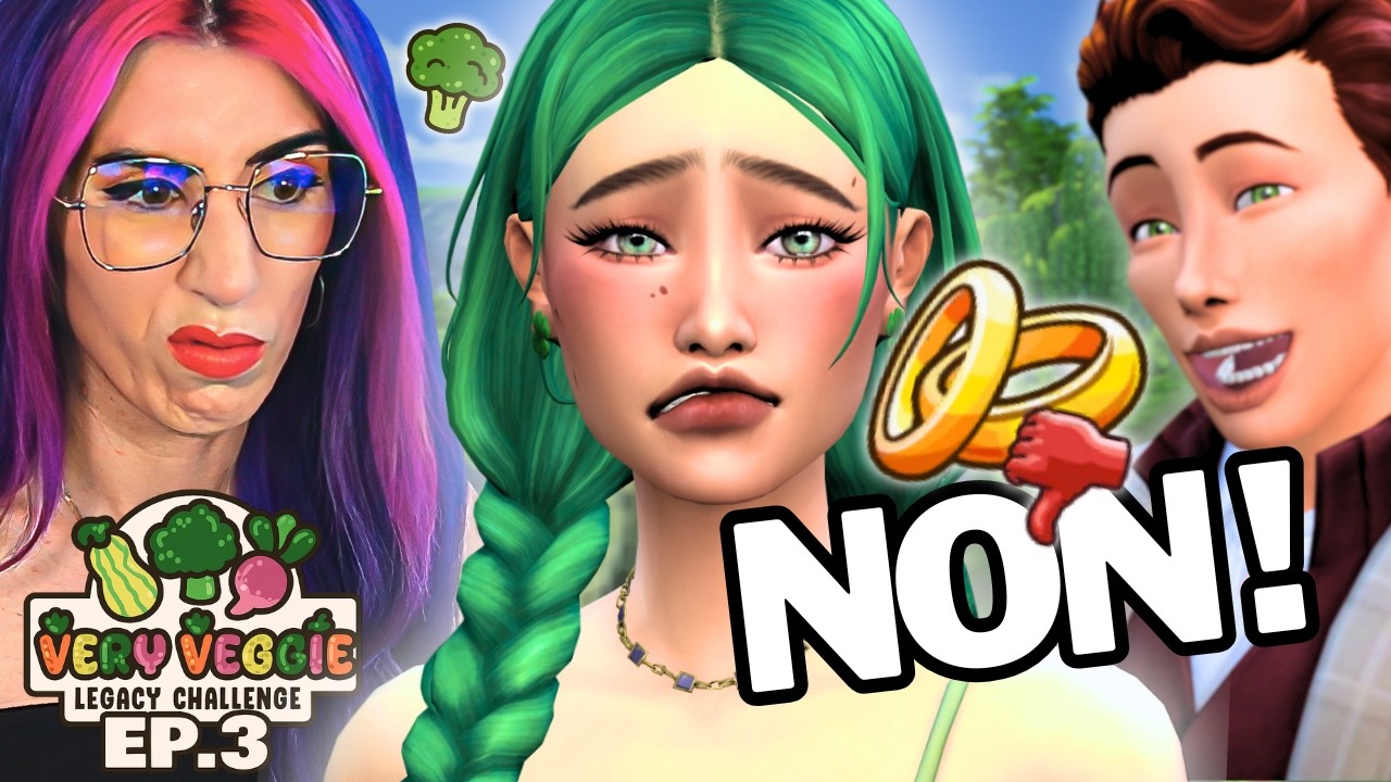 Red Flag et une BAGUE ?! 🥦 Sims 4 Very Veggie Legacy | EP.3