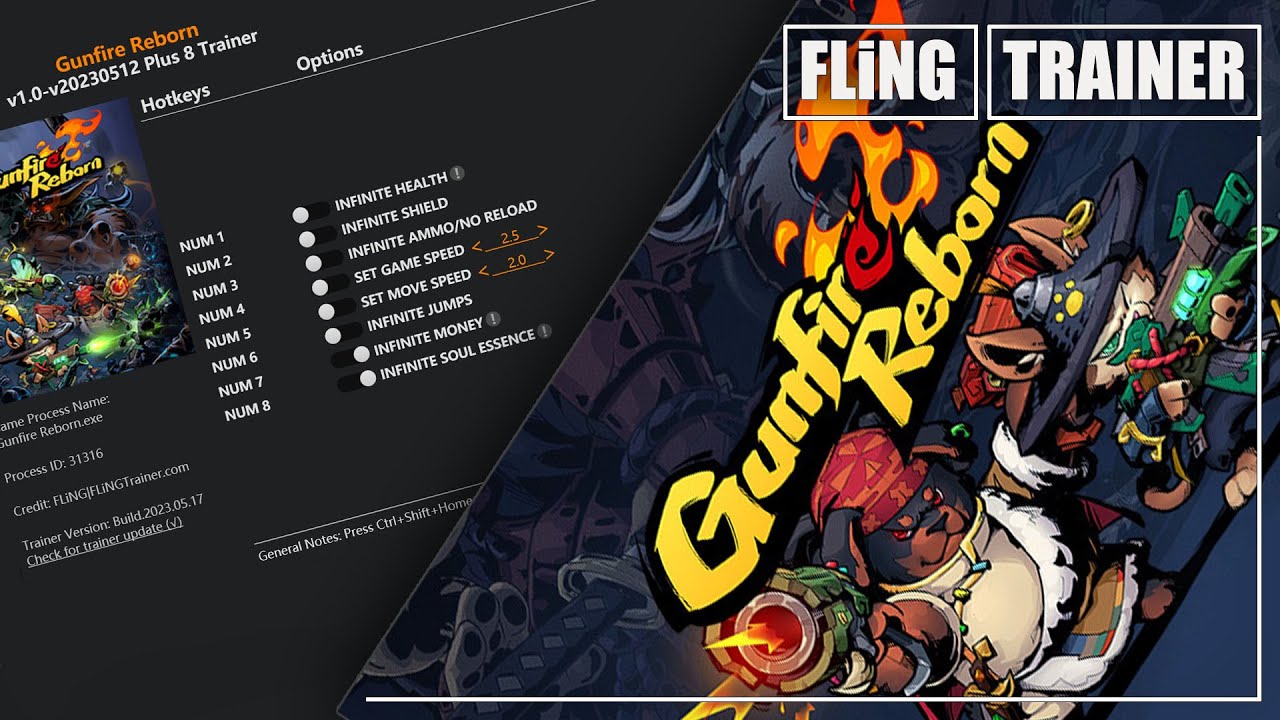 Gunfire Reborn Trainer - FLiNG | FLiNGTRAiNER | GAMEPLAY